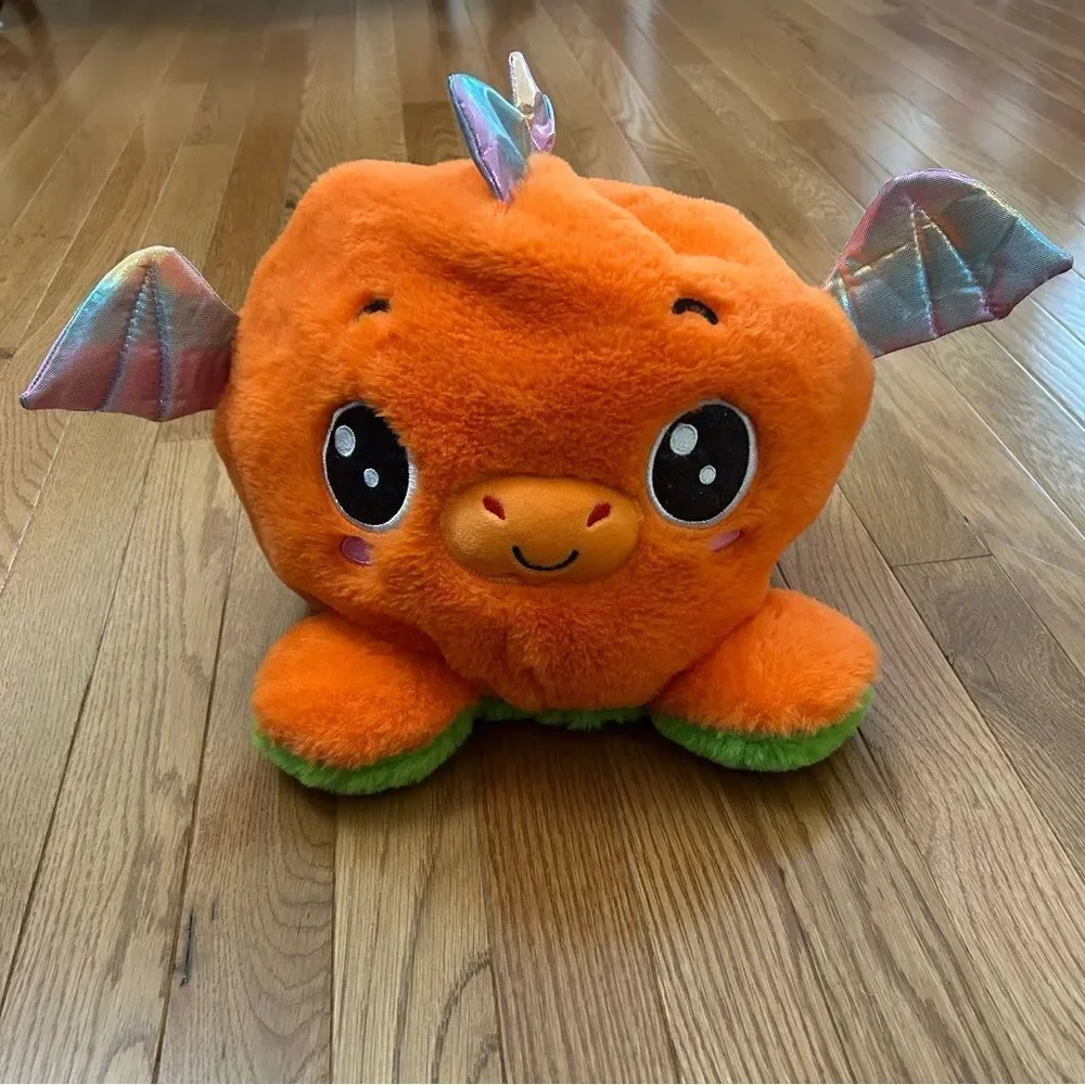 Hug Me Reversible Plush Dragon NWT